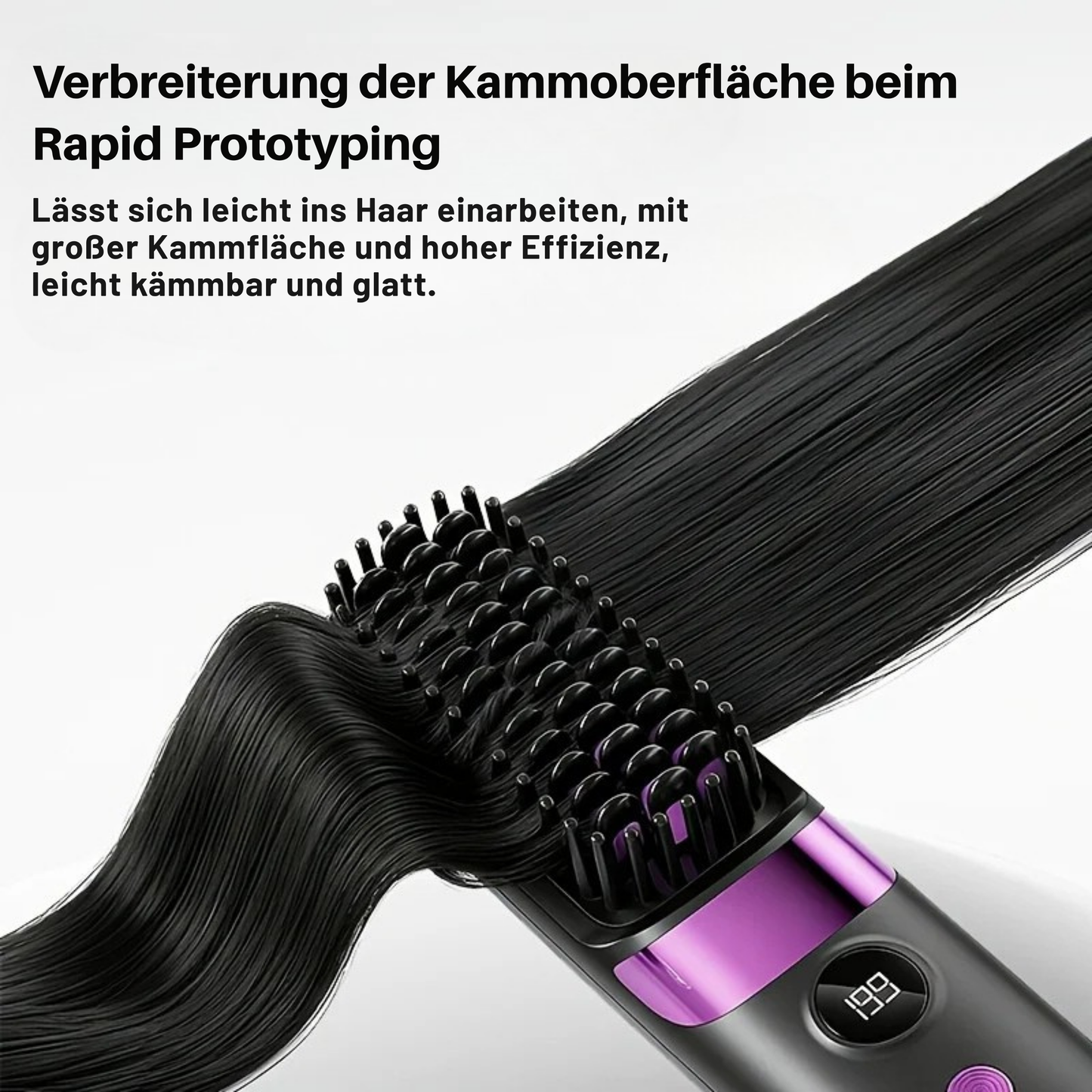SmoothGlide Kabellose Glättbürste