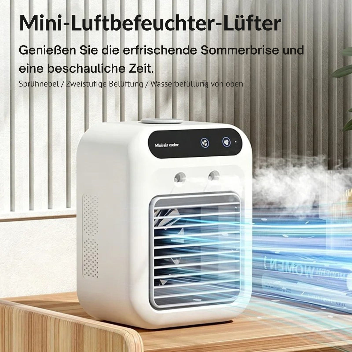 FrischeLuft Mini-Luftkühler & Luftbefeuchter