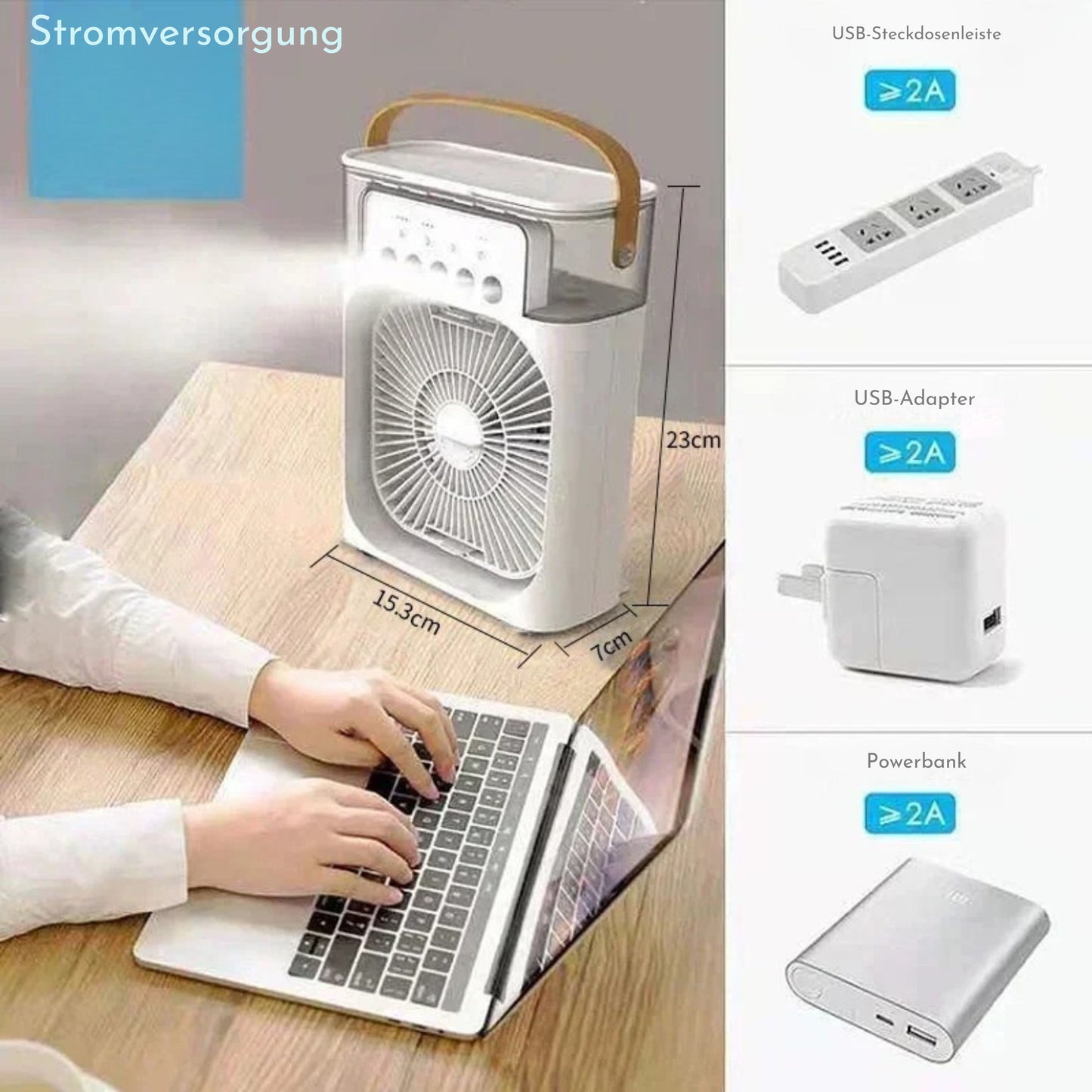 ArktisBrise 3-in-1 Mobiler Luftkühler