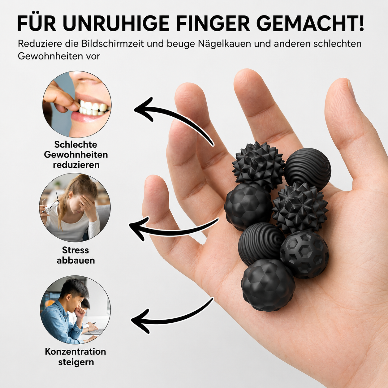 MagniSoothe – Magnetische Silikon-Sensorik-Massagebälle