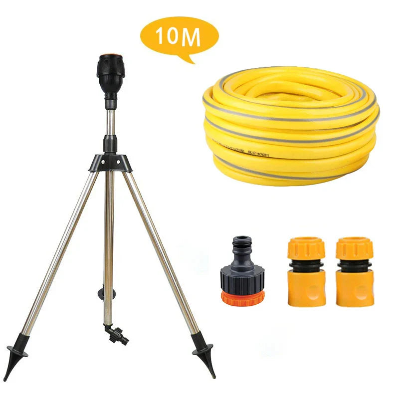360° Gartenregner mit Edelstahl-Stativ