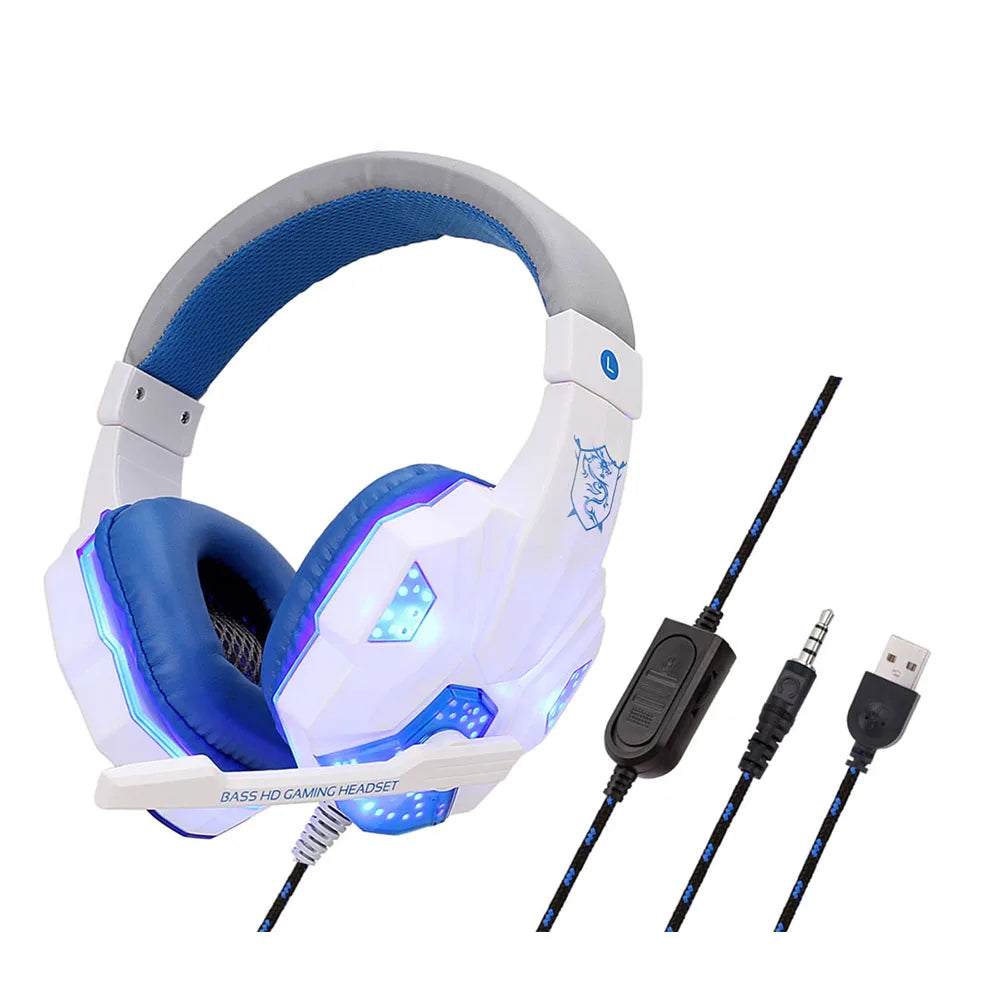 LED Gaming Headset mit Mikrofon