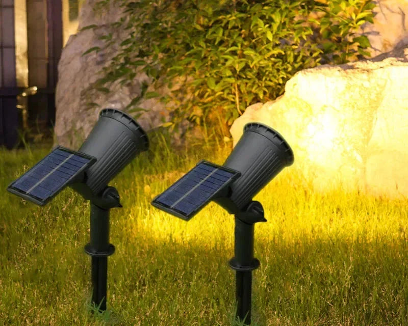 9-LED Solar Gartenstrahler