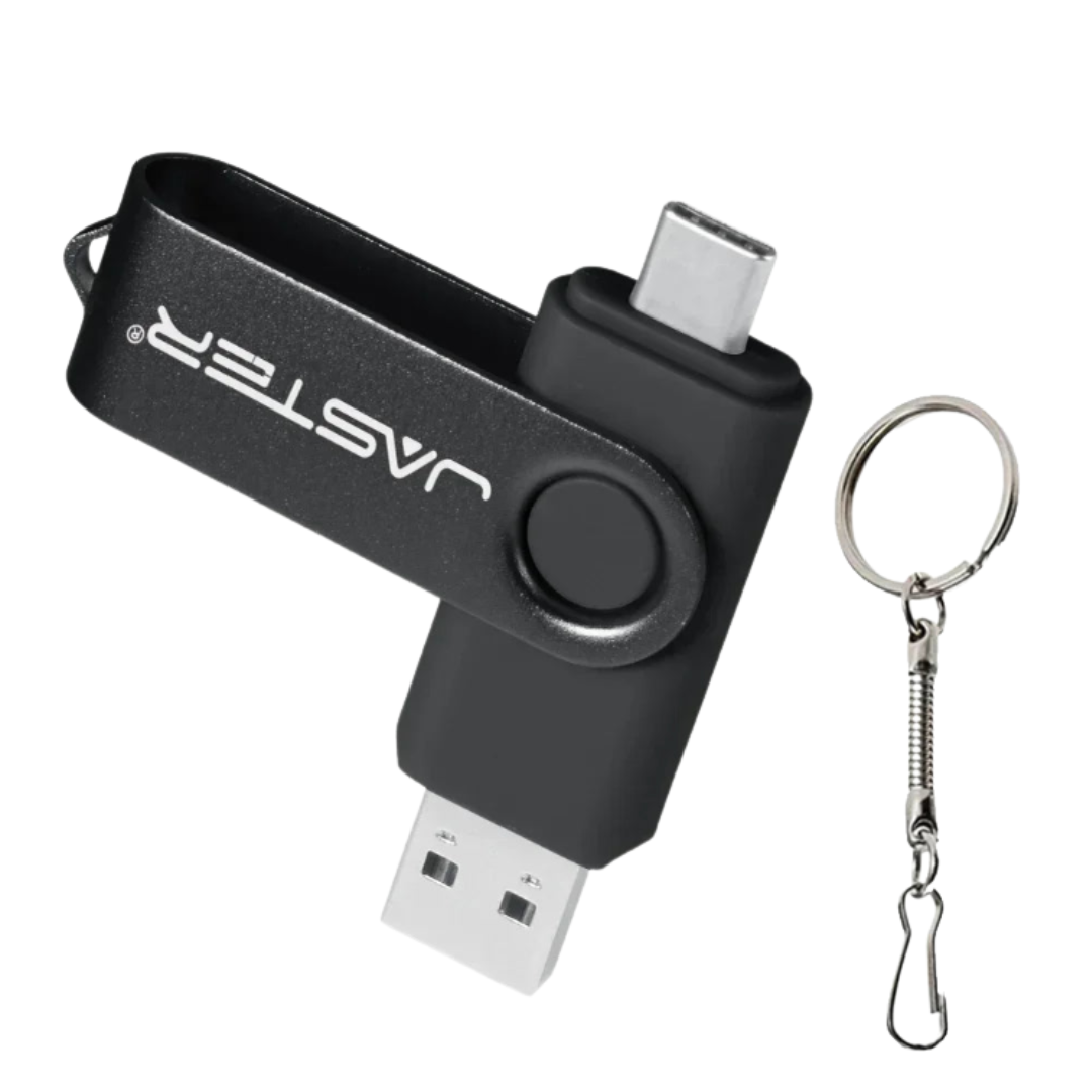 USB-C Speicherstick 128GB mit Schlüsselanhänger
