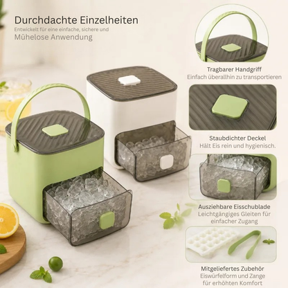 EisFix – 48er Eiswürfelform mit Druckfunktion