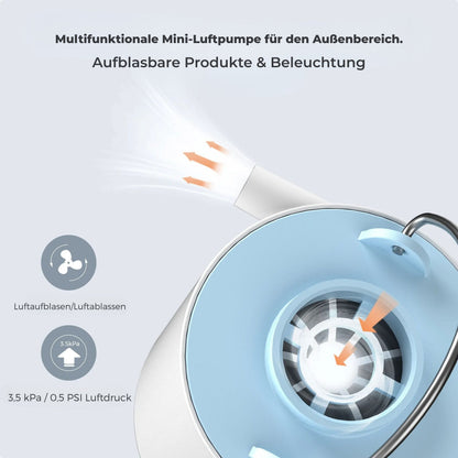 LuftPro Mini-Pumpe – Ultra-Kompakte Luftpumpe für Strand & Reisen