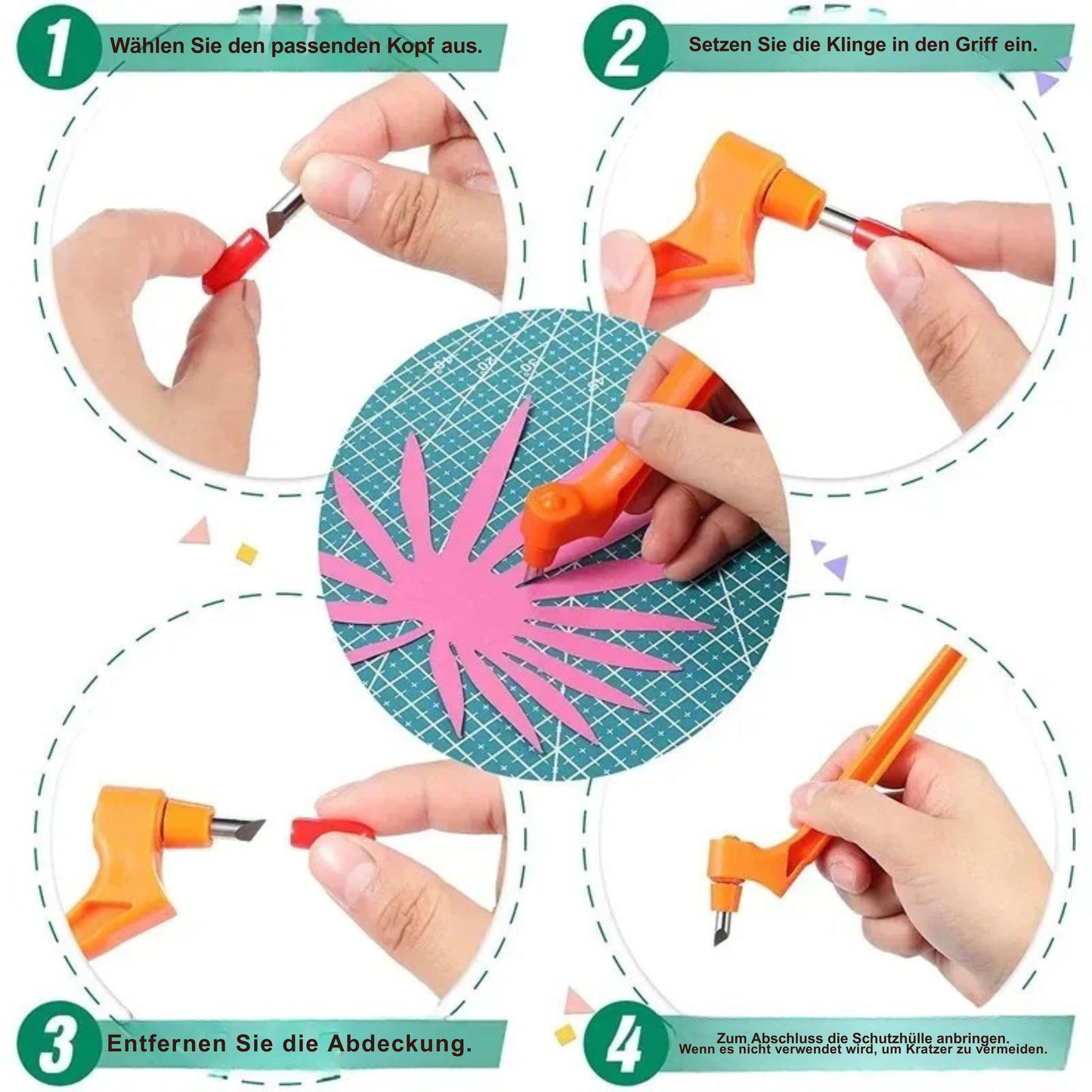 PräzisionsSchnitt Bastelmesser-Set