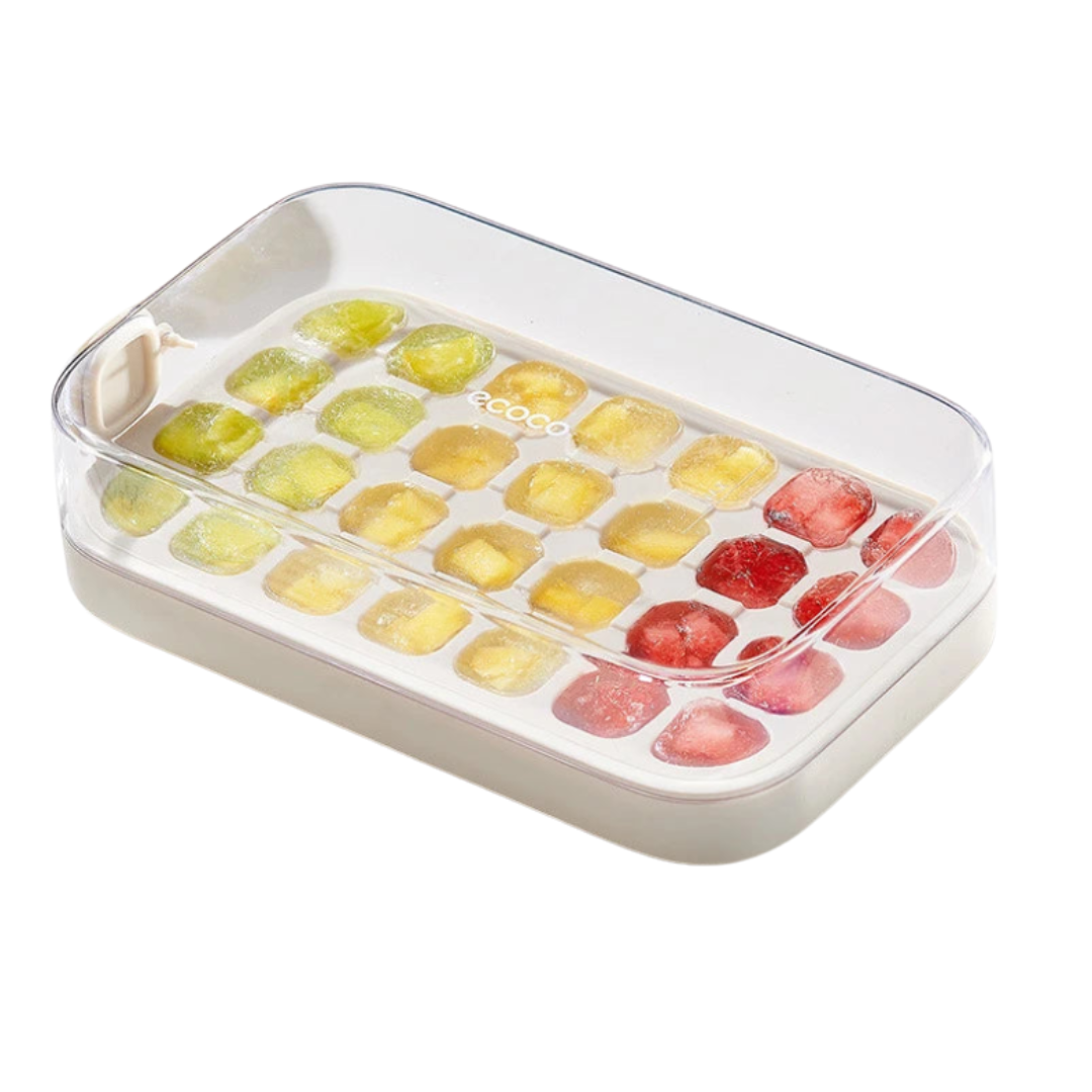 Auslaufsichere Eiswürfelform mit Deckel