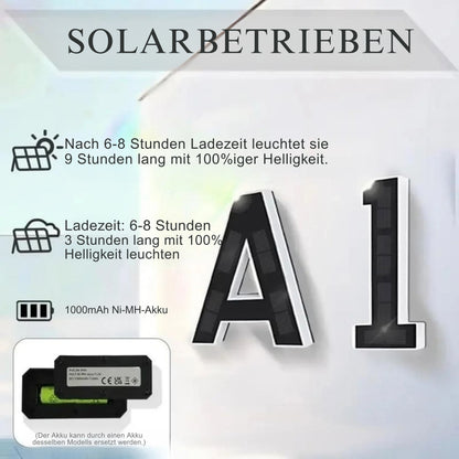 SolarHaus LED-Hausnummer