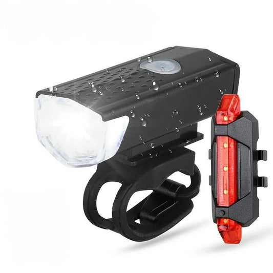 USB Fahrradlicht Set Vorder und Rücklicht