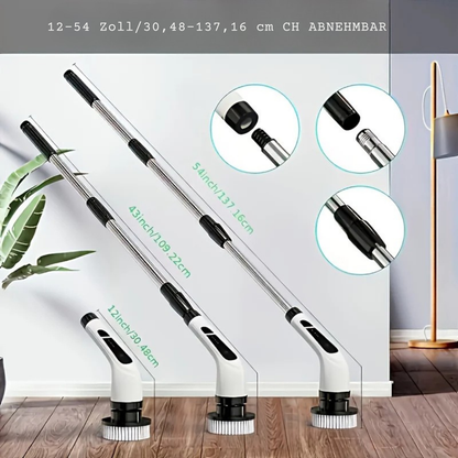 KraftGlanz – 9-in-1 Elektrische Reinigungsbürste
