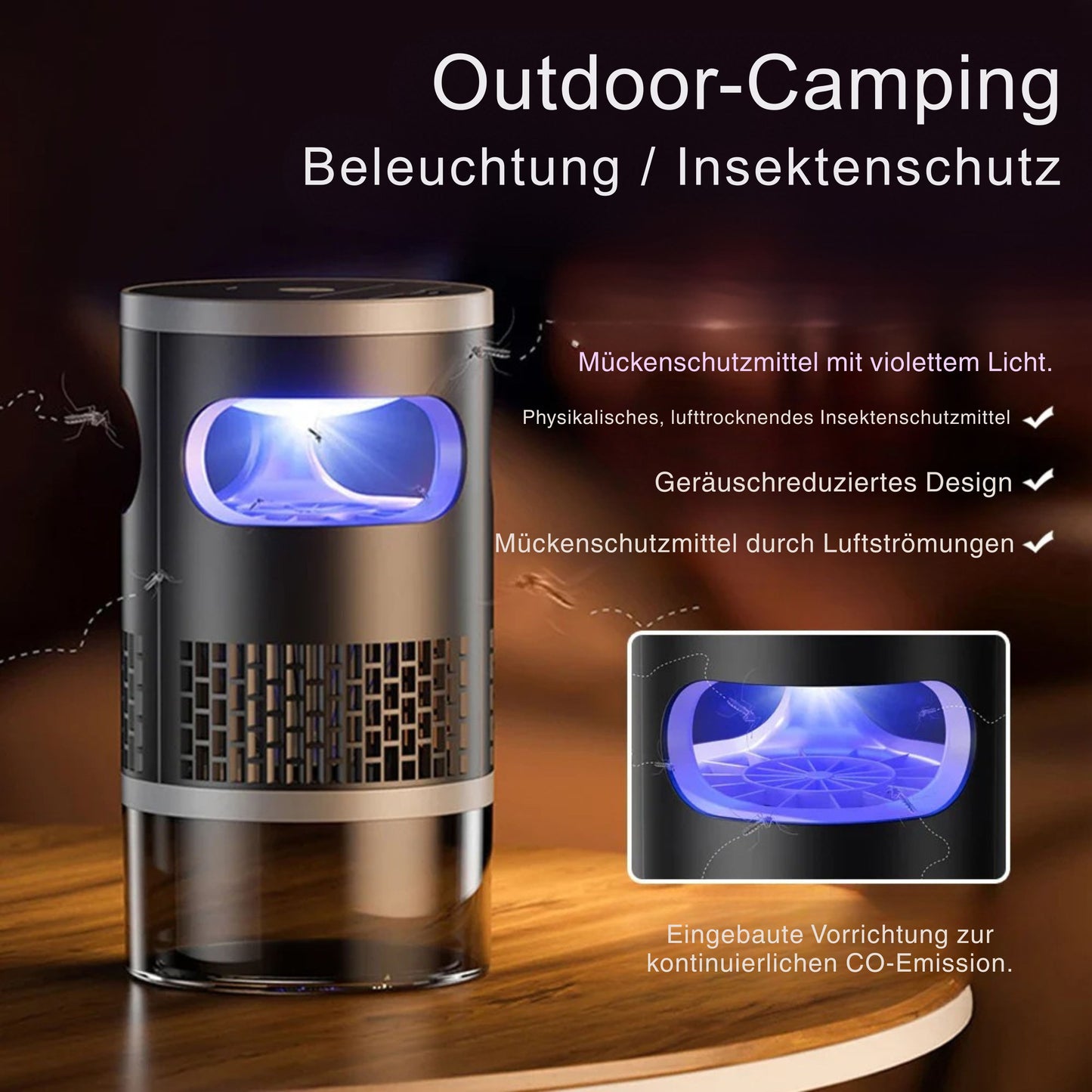 Mückenfänger-Lampe