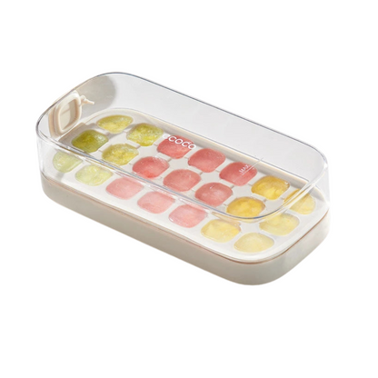 Auslaufsichere Eiswürfelform mit Deckel