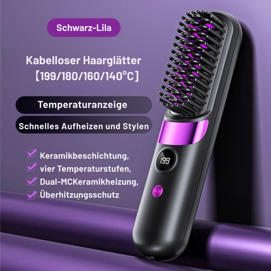SmoothGlide Kabellose Glättbürste