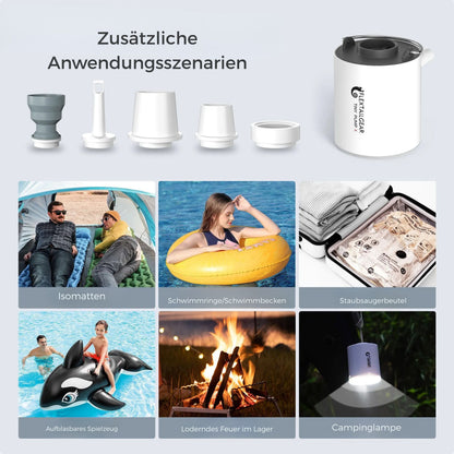 LuftPro Mini-Pumpe – Ultra-Kompakte Luftpumpe für Strand & Reisen
