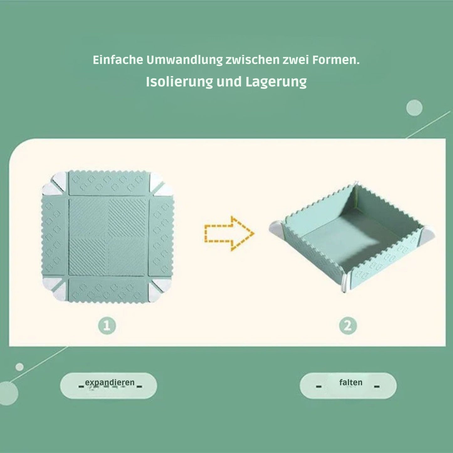 FlexiSchutz Silikon-Untersetzer