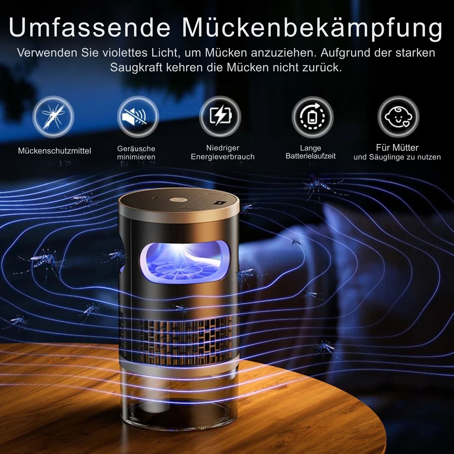 Mückenfänger-Lampe