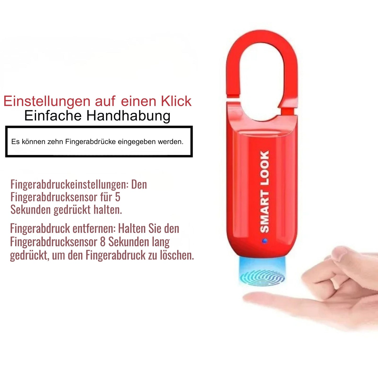 Fingerabdruck Schloss