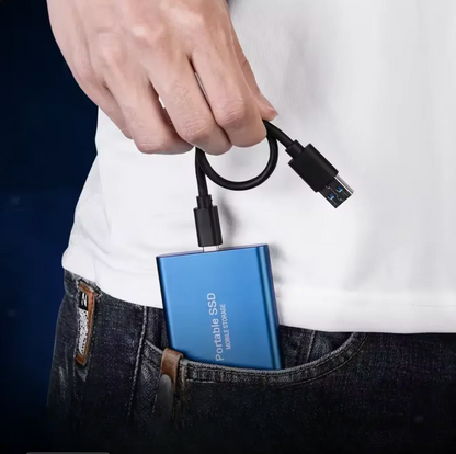 Externe SSD Festplatte mit USB-C