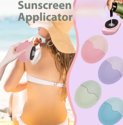 Nachfüllbarer Silikon Sonnencreme-Applikator