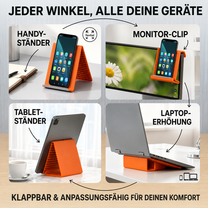 Faltbarer Silikon-Handy- & Tabletständer