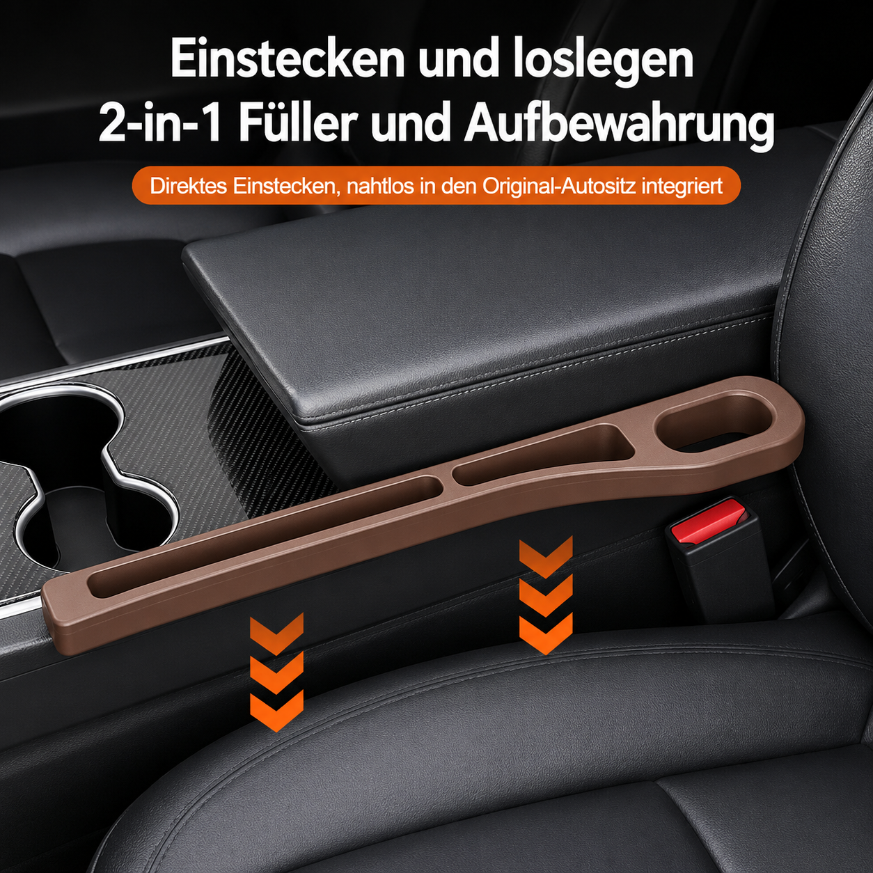 Universelle Spaltfüller für den Autositz, 2er-Set