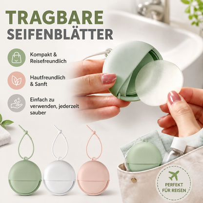 SeifenBlättchen – Mobile Handseife für unterwegs (50 Stück)