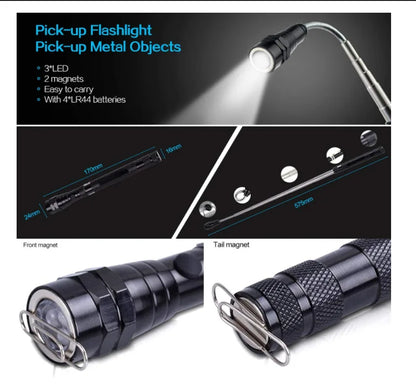 Biegsame LED Magnet Taschenlampe