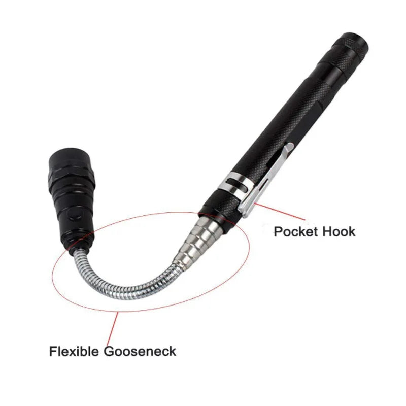 Biegsame LED Magnet Taschenlampe