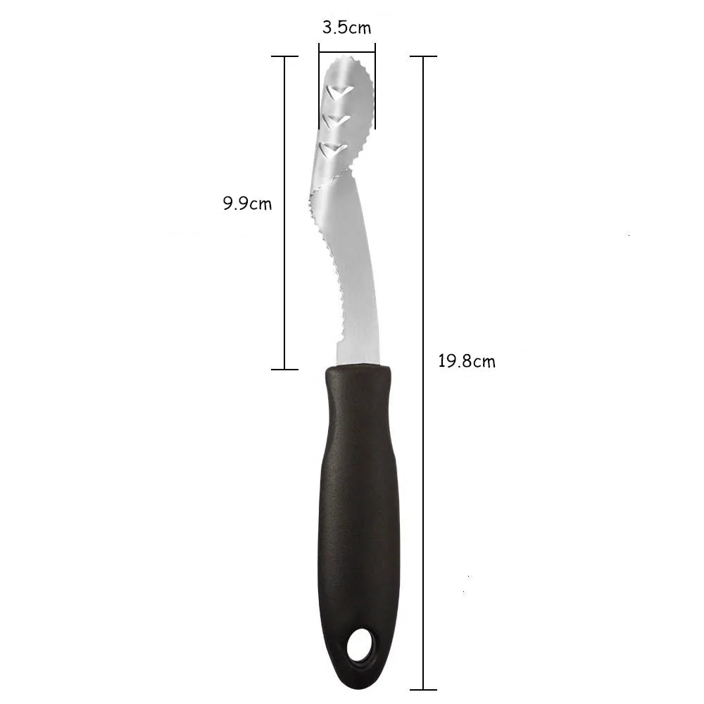 KernPro Edelstahl Entkerner | Gemüse-Entkernungswerkzeug für Jalapeños, Gurken & Zucchini