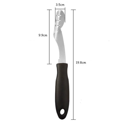 KernPro Edelstahl Entkerner | Gemüse-Entkernungswerkzeug für Jalapeños, Gurken & Zucchini