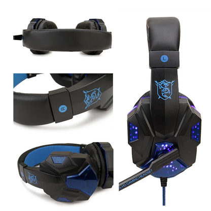 LED Gaming Headset mit Mikrofon
