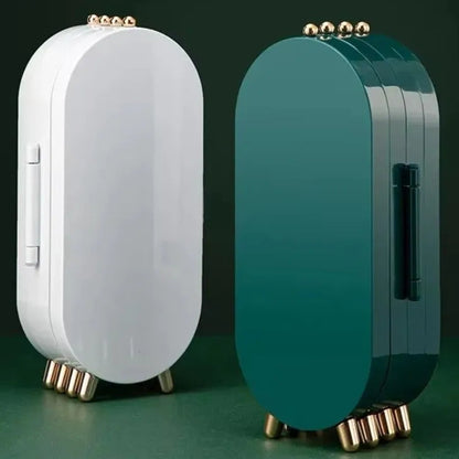 CrystalKeep – Schmuck-Aufbewahrungsbox mit Spiegel