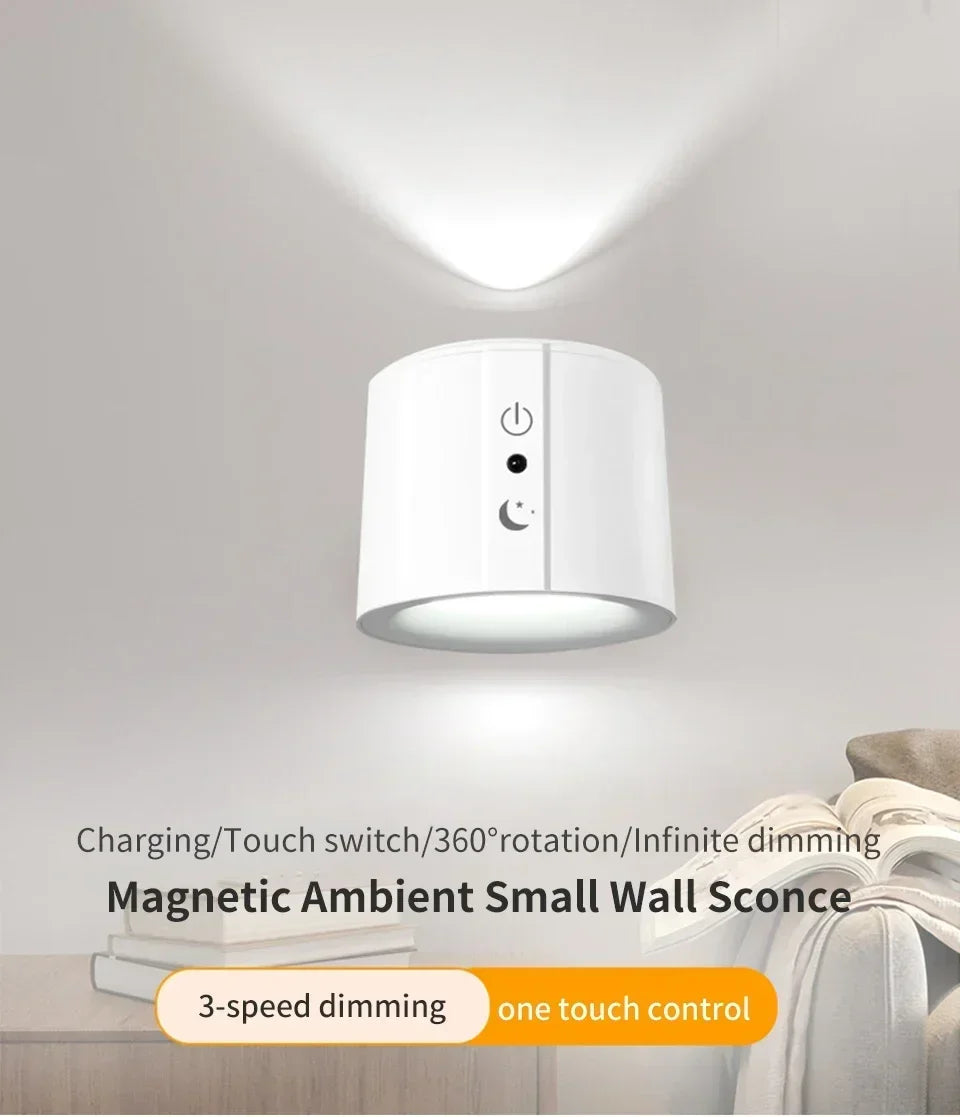 Magnetische LED-Wandleuchte mit Fernbedienung