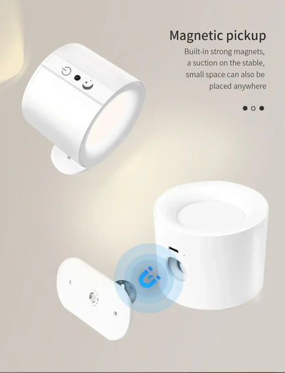 Magnetische LED-Wandleuchte mit Fernbedienung