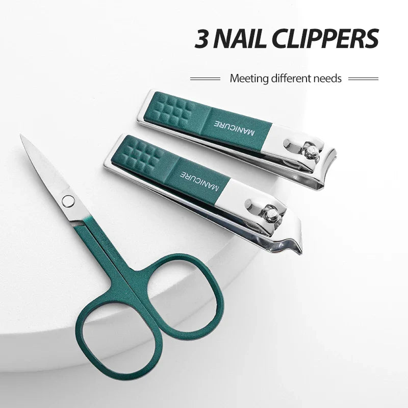 6-teiliges Nagelpflege Set aus Edelstahl
