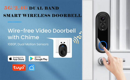 WLAN Video-Türklingel mit HD-Kamera