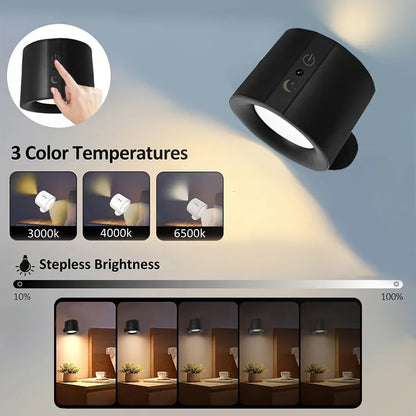 Magnetische LED-Wandleuchte mit Fernbedienung
