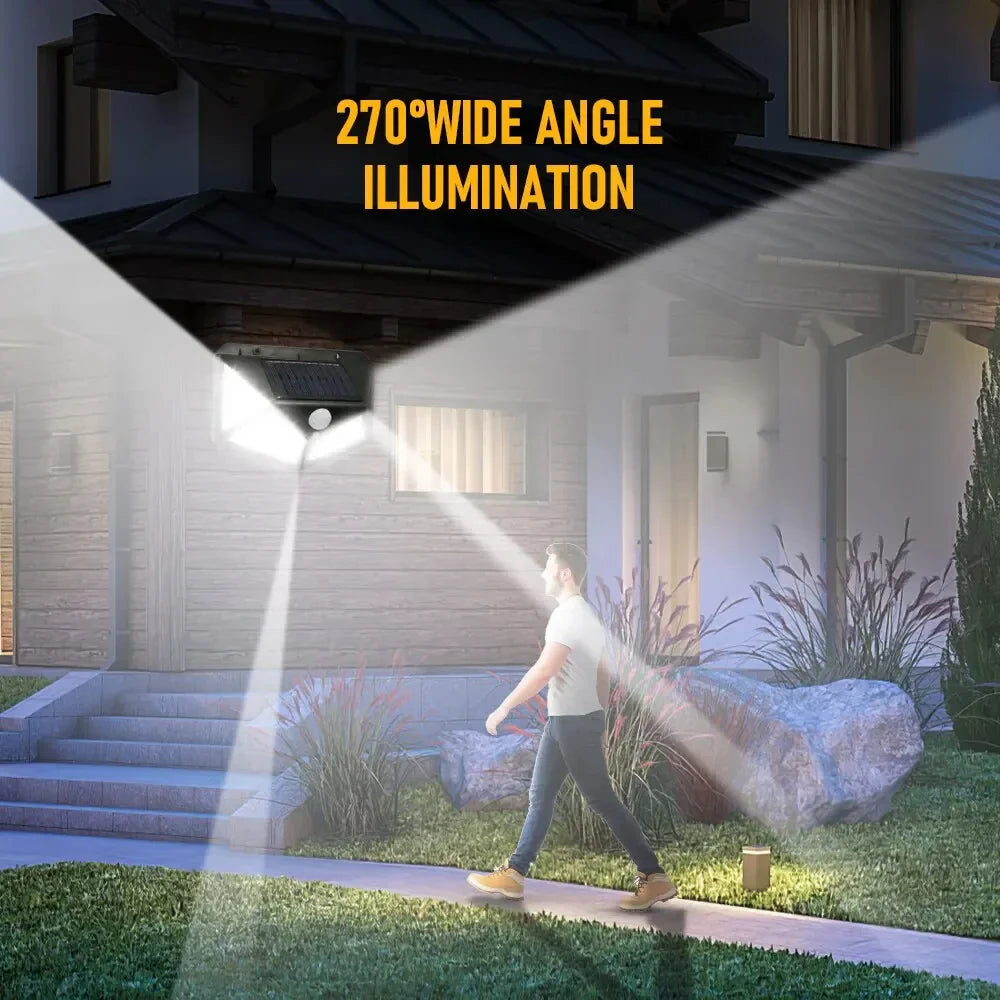Solar LED-Sicherheitsleuchte mit Bewegungsmelder