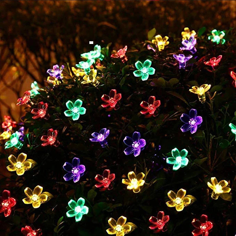 Solar Kirschblüten LED-Lichterkette