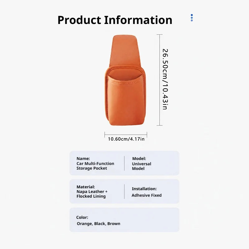 Auto-Türtaschen-Organizer mit Becherhalter