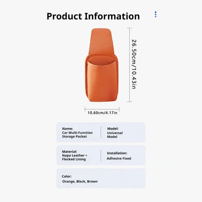 Auto-Türtaschen-Organizer mit Becherhalter