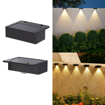 Solar LED-Stufenleuchte für Außenbereiche