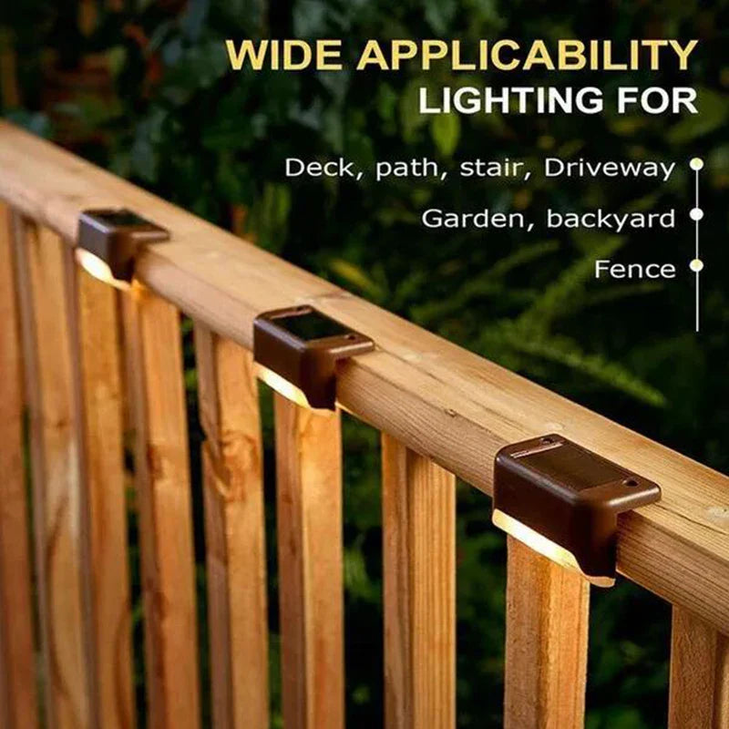 Solar LED Deckleuchten für Garten & Treppen