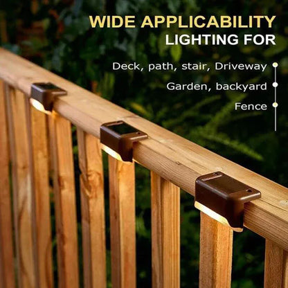 Solar LED Deckleuchten für Garten & Treppen