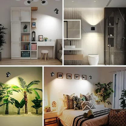 Magnetische LED-Wandleuchte mit Fernbedienung