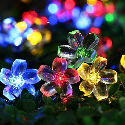 Solar Kirschblüten LED-Lichterkette