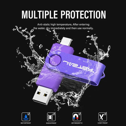 USB-C Speicherstick 128GB mit Schlüsselanhänger