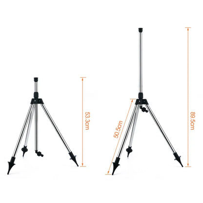 360° Gartenregner mit Edelstahl-Stativ