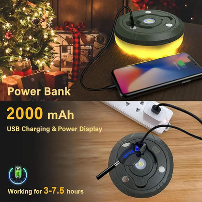 🏕️ CampLicht – 4-in-1 Campinglampe & LED-Lichterkette mit Akku